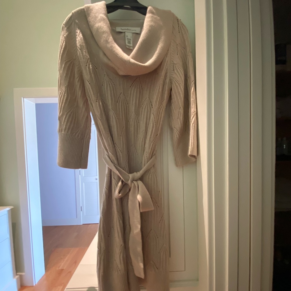 Laundry by Design Cable Knit Sweater Dress